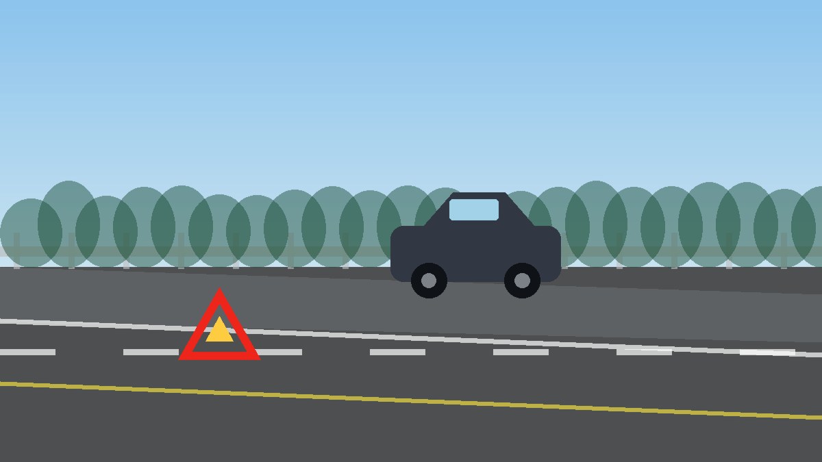 舒兰道路故障安全等待现场图